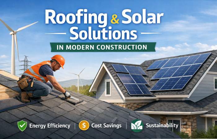 Roofing and Solar Solutions in Modern Construction