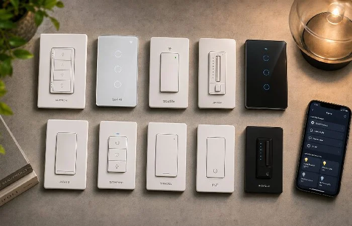 Popular smart switch brands compared for home automation and control