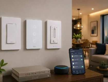 Smart light switch options for modern home automation and control