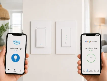 Best Alexa and Google Home compatible smart switches installed on a wall — 2026 buying guide