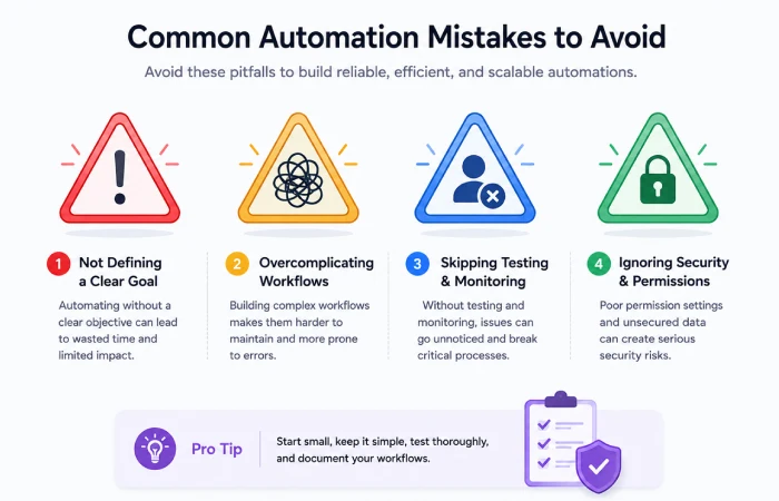 Common mistakes with business workflow automation to avoid