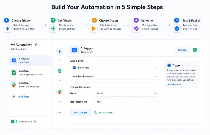 Step-by-step guide to setting up your first workflow automation