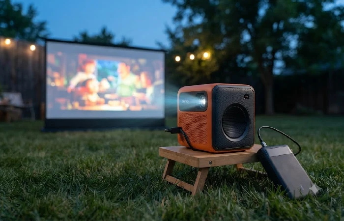 BenQ GS50 rechargeable outdoor movie projector