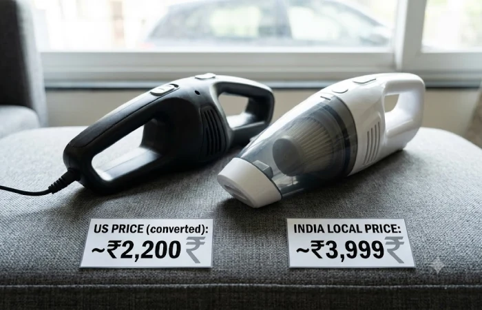 Car vacuum cleaner shopping comparison for Indian buyers