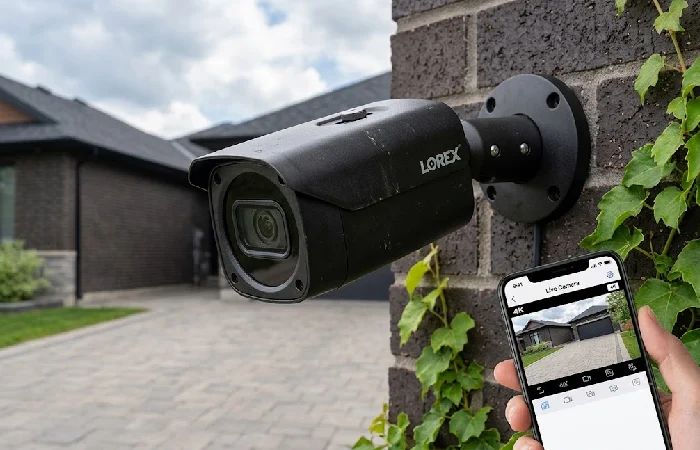 Lorex 4K outdoor security camera with local video storage