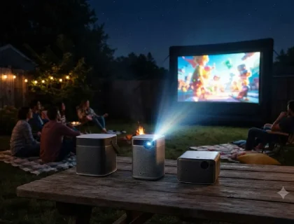 Portable Bluetooth projectors for outdoor movie nights