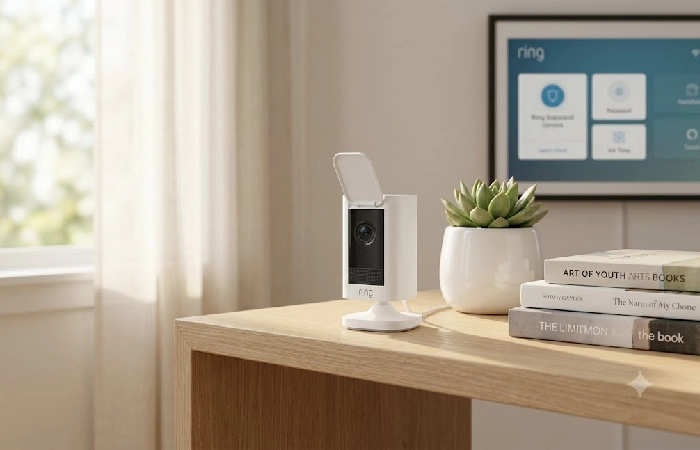 Ring Indoor Cam smart security camera for Alexa smart homes