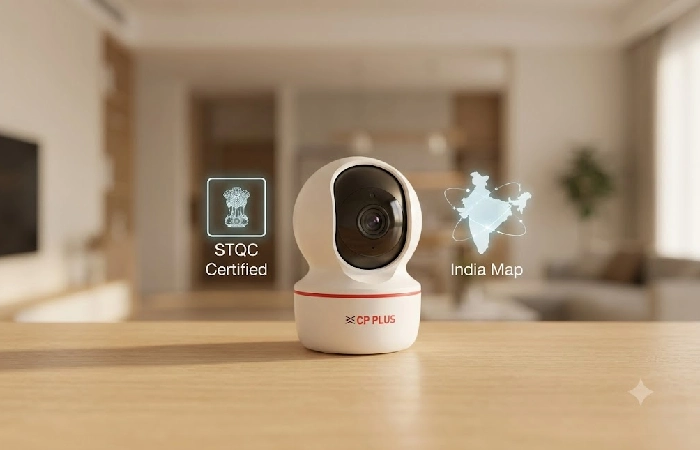 CP Plus certified smart security camera for the Indian market