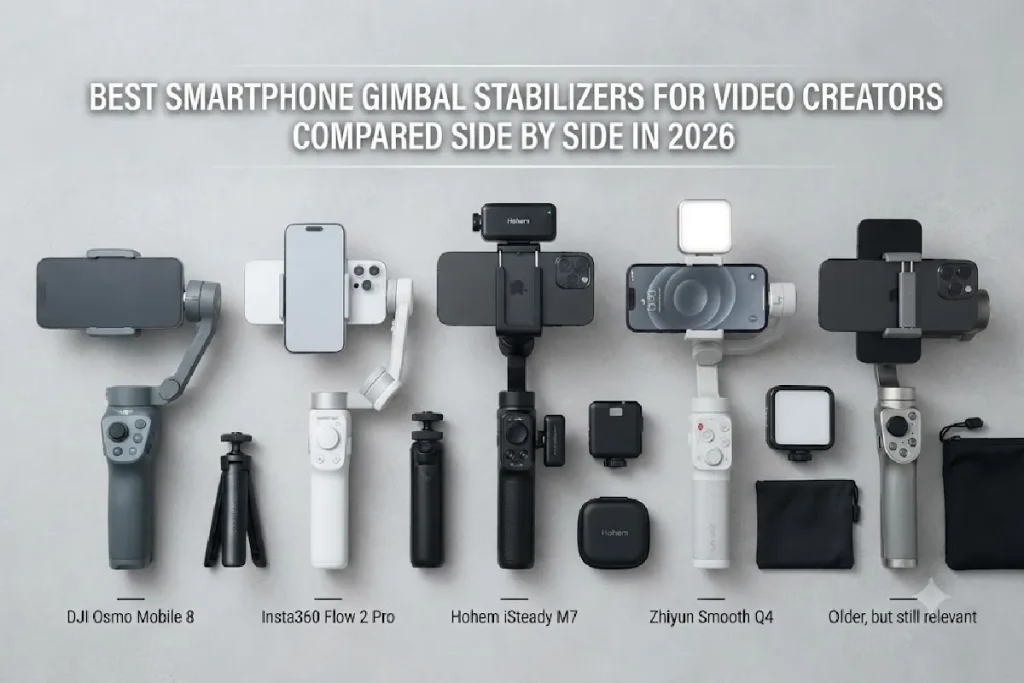 Best Smartphone Gimbal Stabilizers for Video Creators (2026)