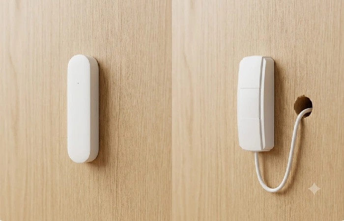 Comparison of wireless and wired home alarm sensors