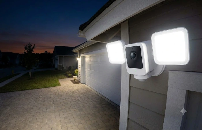 Wyze Cam Floodlight Pro security camera with floodlight
