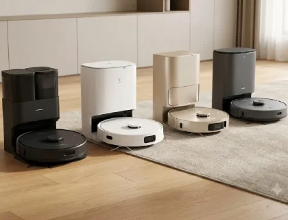 Ten robot vacuums from Roborock, Ecovacs, Dreame, and Roomba lined up for 2026 comparison