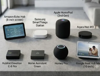 Eight smart home hubs compared for 2026 buying guide
