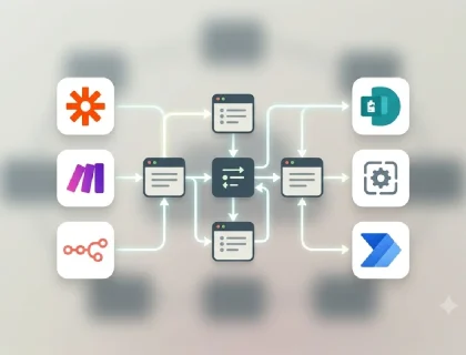 Comparison of top business process automation tools for 2026 including Zapier, Make, n8n, and Power Automate
