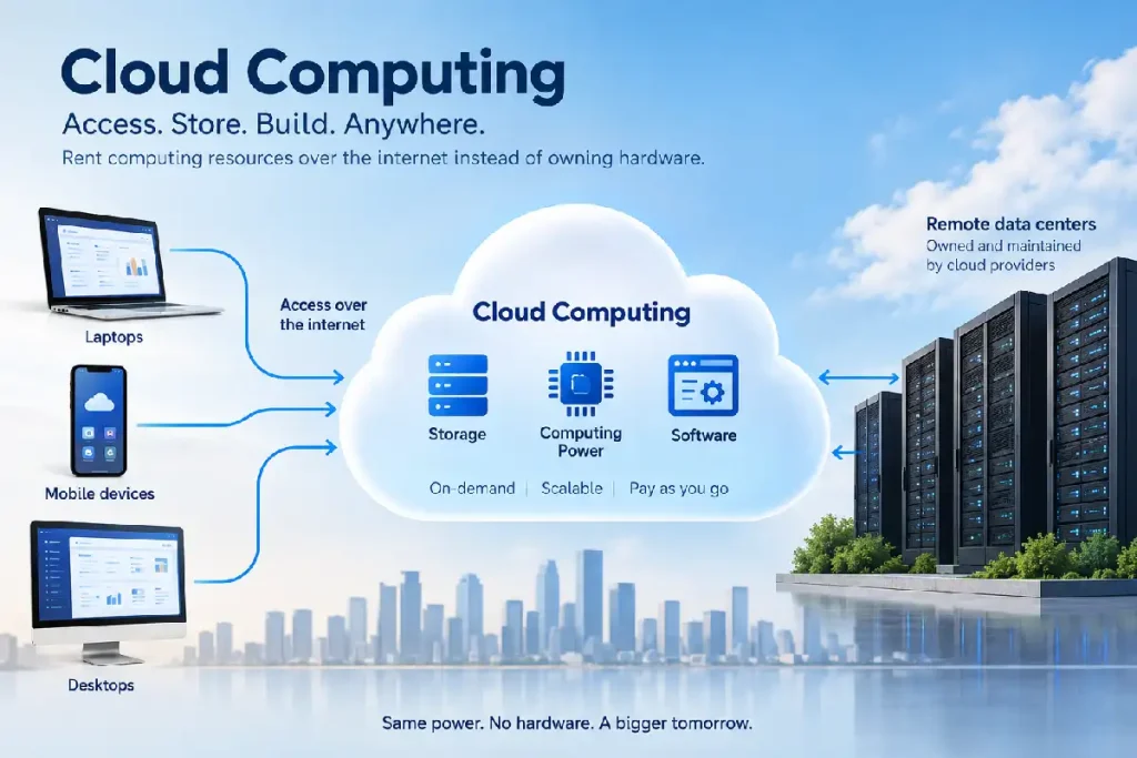 Cloud Computing Explained: Types, Benefits & How It Works