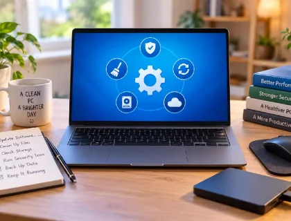 Computer maintenance tasks for better performance and security