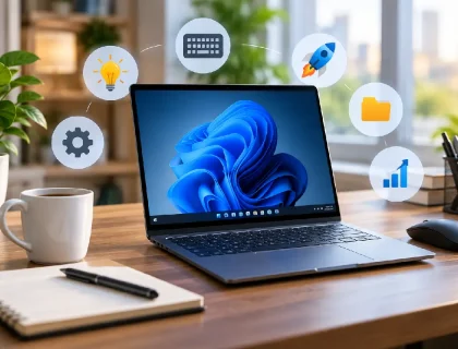 Computer tips and tricks for productivity, shortcuts, and faster workflow