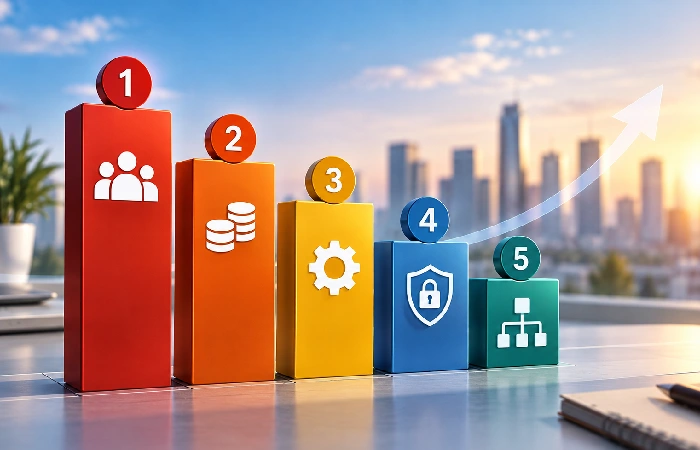 Ranked list of the 5 biggest digital transformation challenges