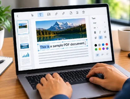 How to edit text in a PDF