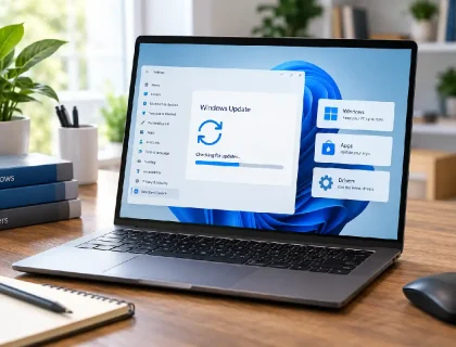 Updating Windows software, apps, and drivers using official tools