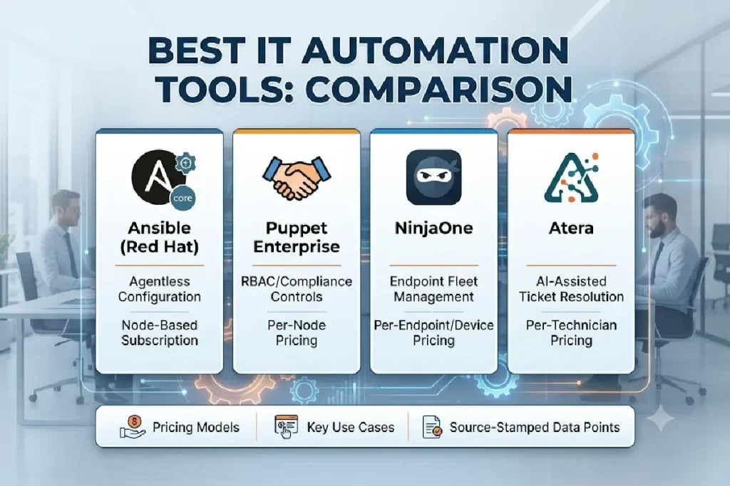 Best IT Automation Tools for Modern IT Operations