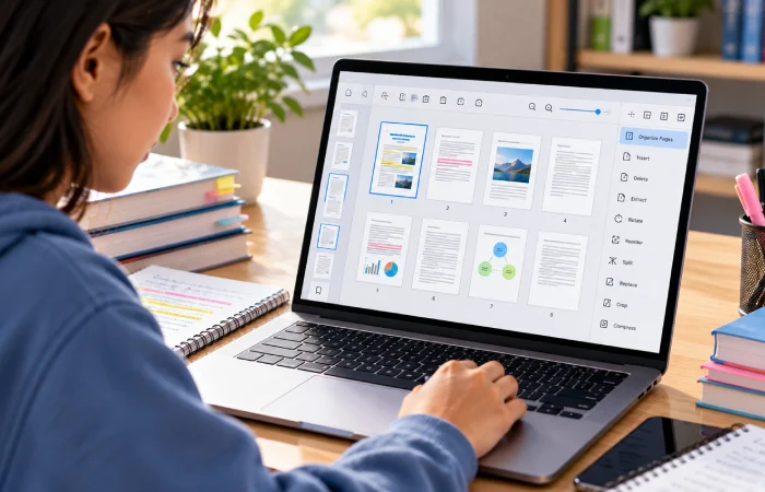 Organizing PDF notes and study pages