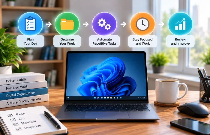 Daily workflow improvements that increase computer productivity