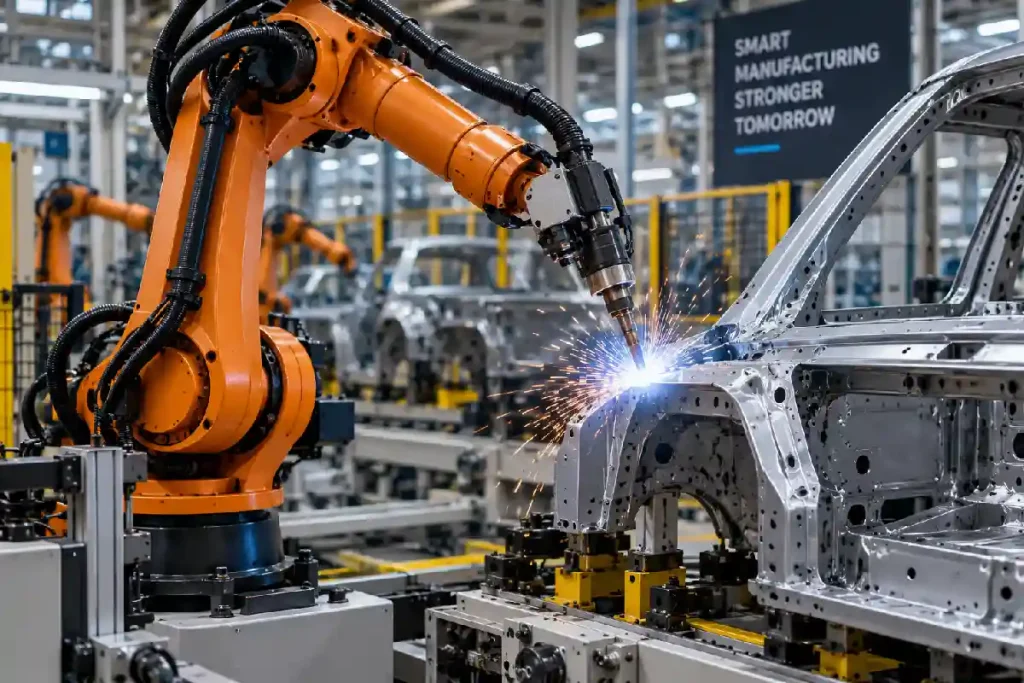 Robotics in Manufacturing: Industrial Automation Guide