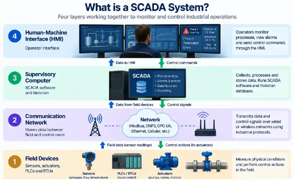 SCADA Systems Explained: How Supervisory Control Works