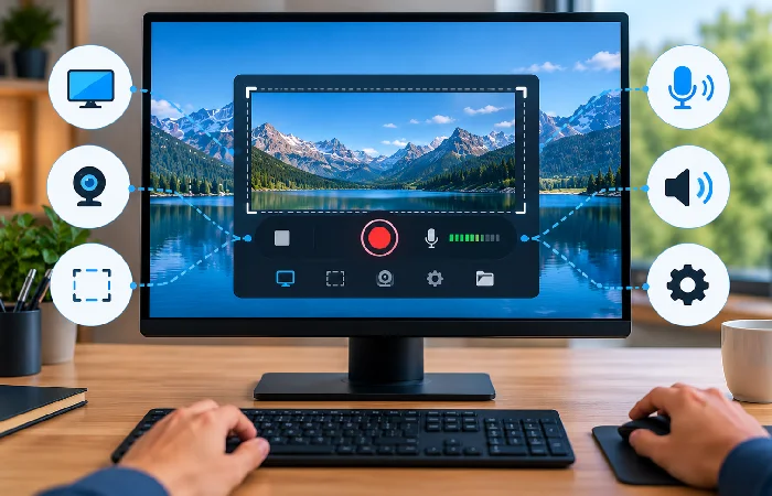 PC screen recorder features for video and audio capture