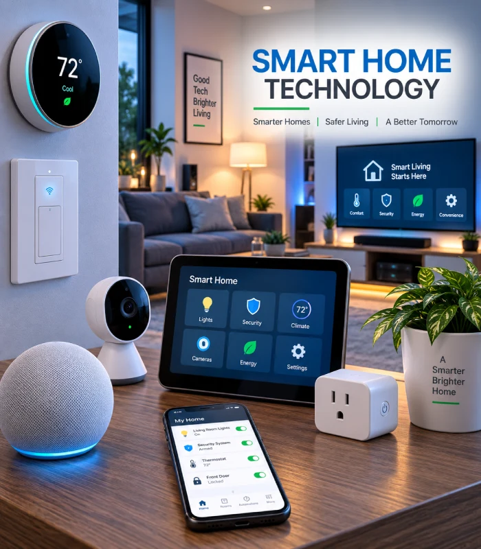 Smart home gadgets and lifestyle technology