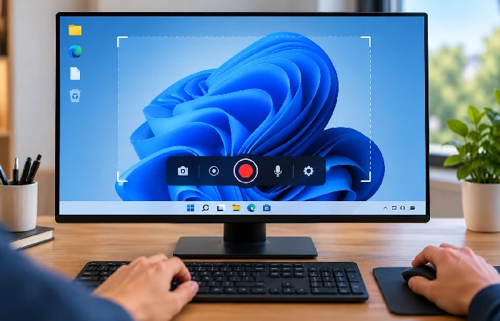 Windows PC screen recording with built-in capture tools